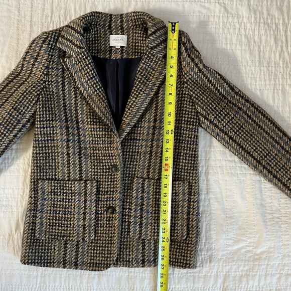 Sezane Jack Jacket in Portsmouth Check - Picture 12 of 16